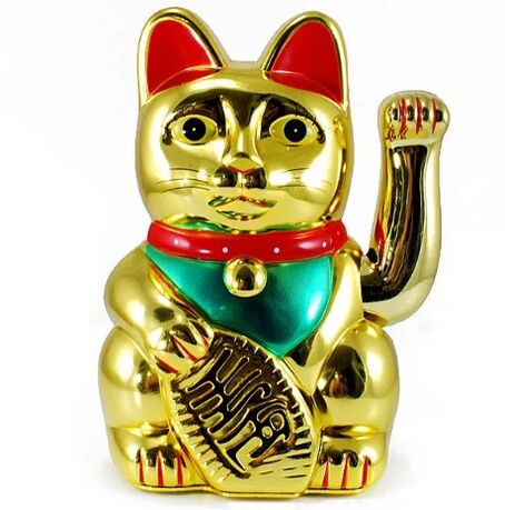 Figurină de pisică Maneki neko